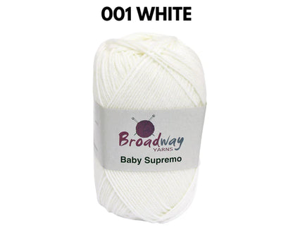 Broadway Yarns: Baby Supremo - 100% Merino - 4 Ply
