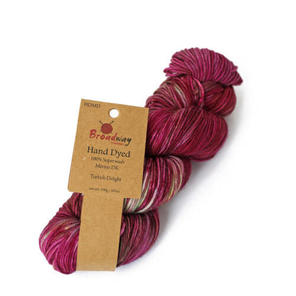 Broadway: Hand Dyed - 100% Superwash Merino