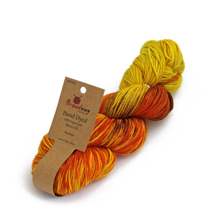 Broadway: Hand Dyed - 100% Superwash Merino