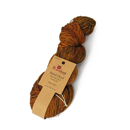 Broadway: Hand Dyed - 100% Superwash Merino
